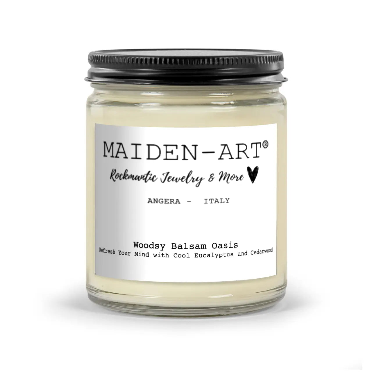 Woodsy Balsam Oasis - Candle for Mindfulness & Meditation - Aromatherapy Candle