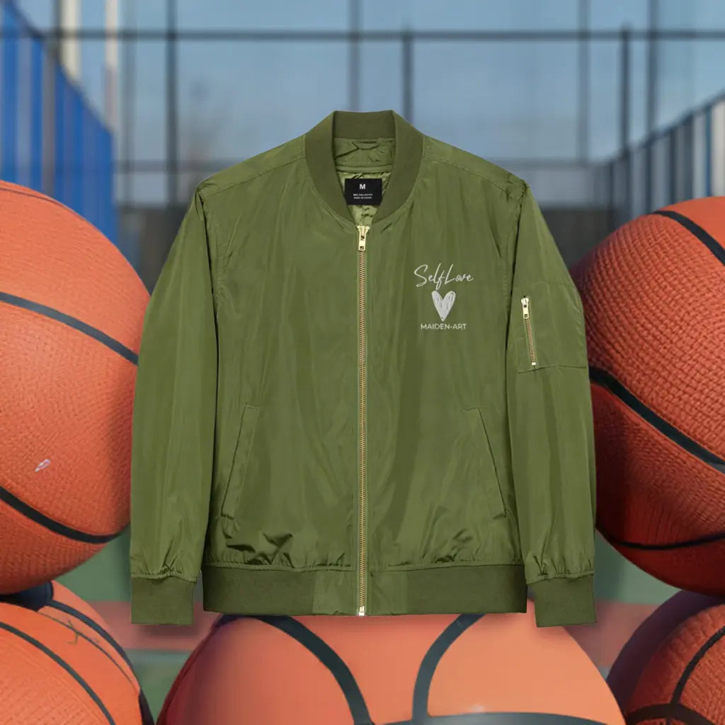 Premium Bomber Jacket Self Love Premium Recycled Bomber Jacket