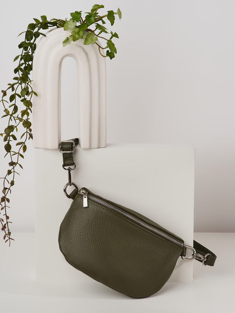 Leather Multi-Way Leather Crossover Large