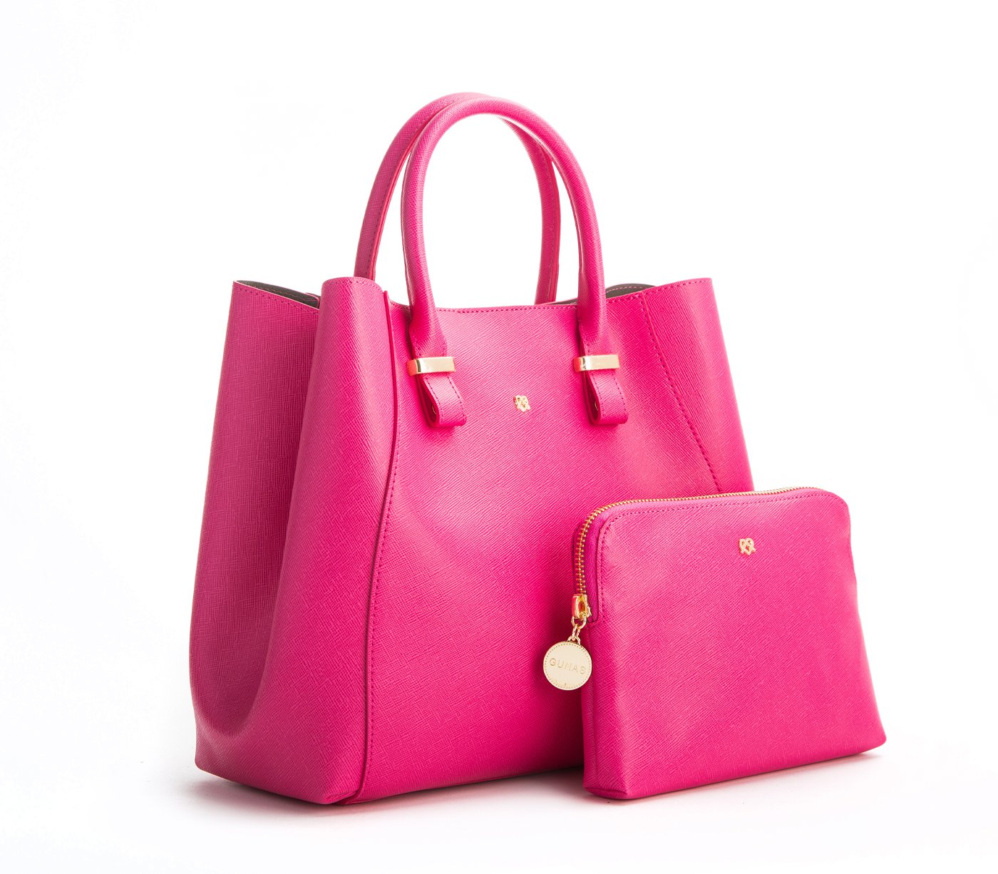 JANE - Hot Pink Vegan Leather Satchel  | Ethically-Made