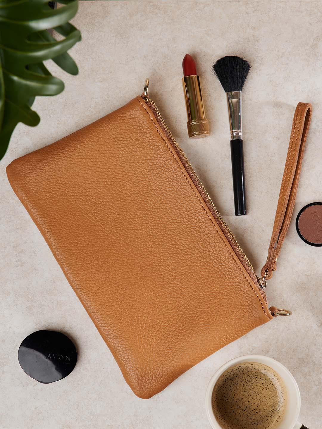 Italian Leather Eleganza Duo-Size Leather Purse