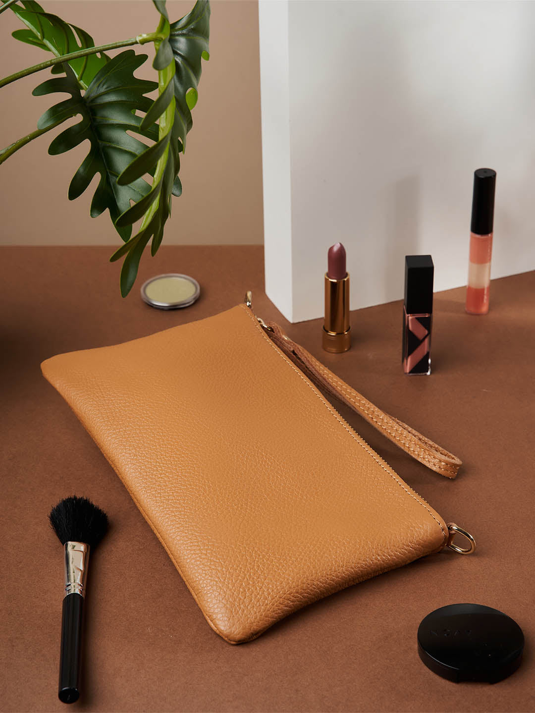 Italian Leather Eleganza Duo-Size Leather Purse