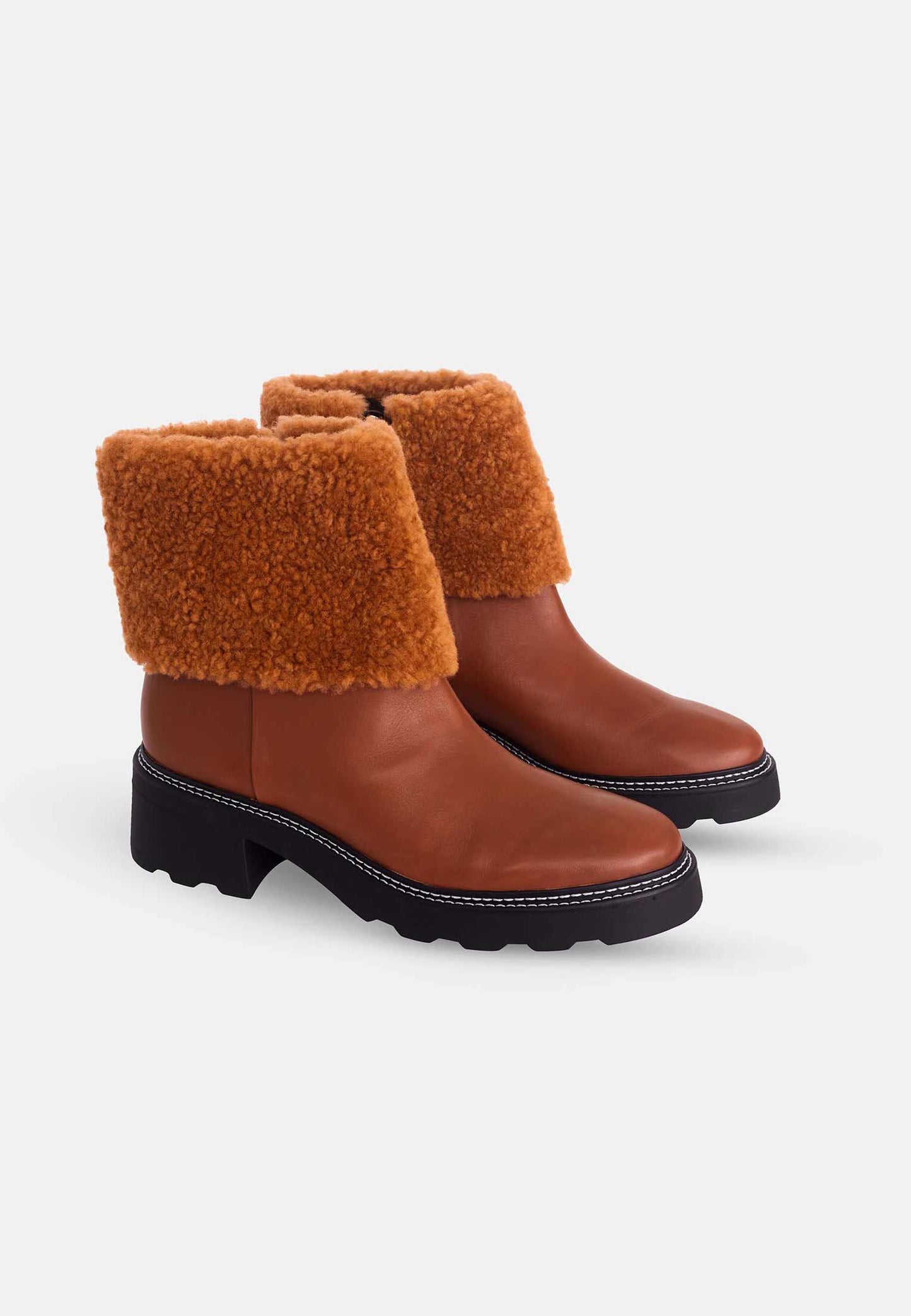Mangará Andira Ankle Boots - Stylish Shearling Detail