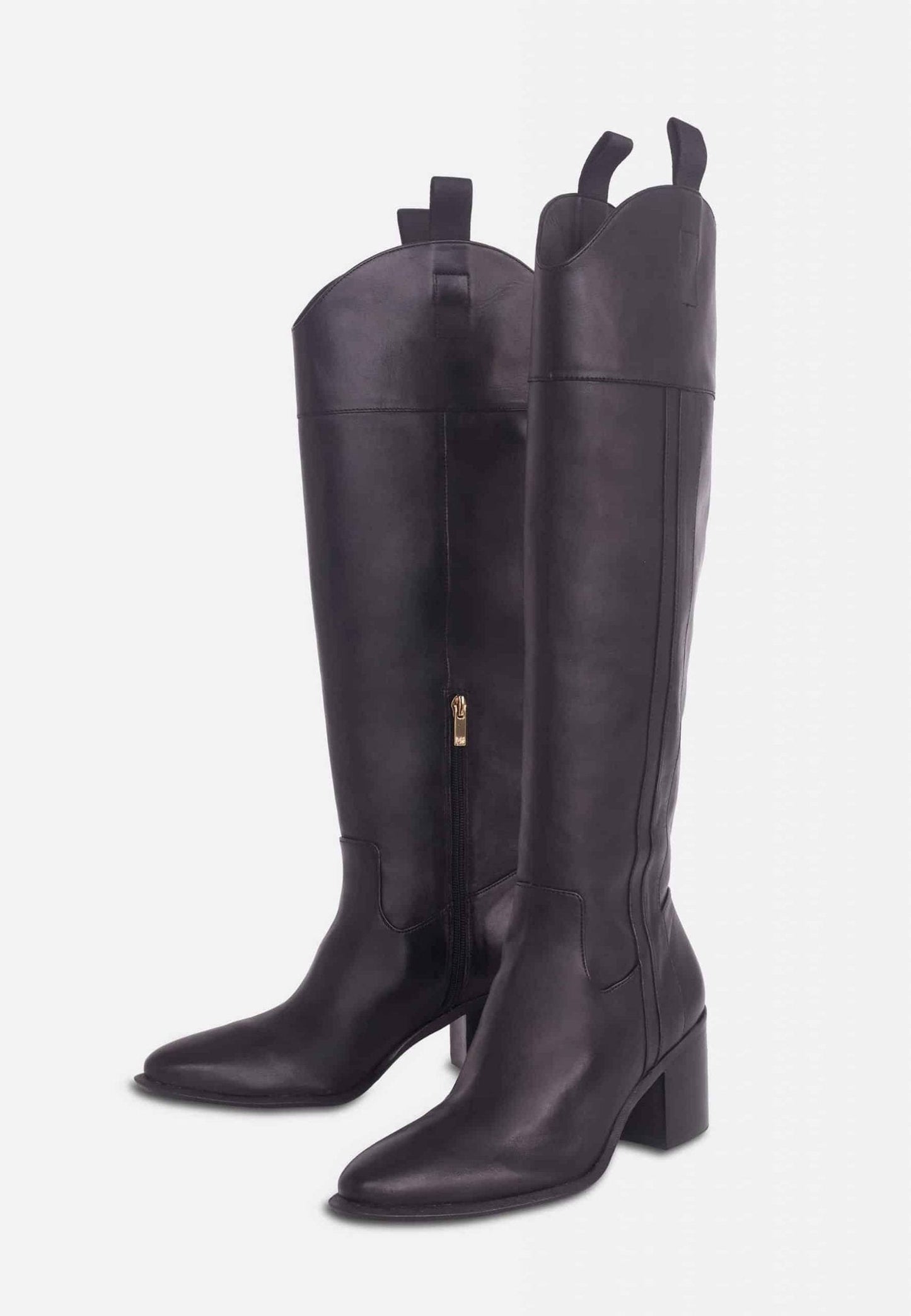Mangará Leather Knee-High Boots