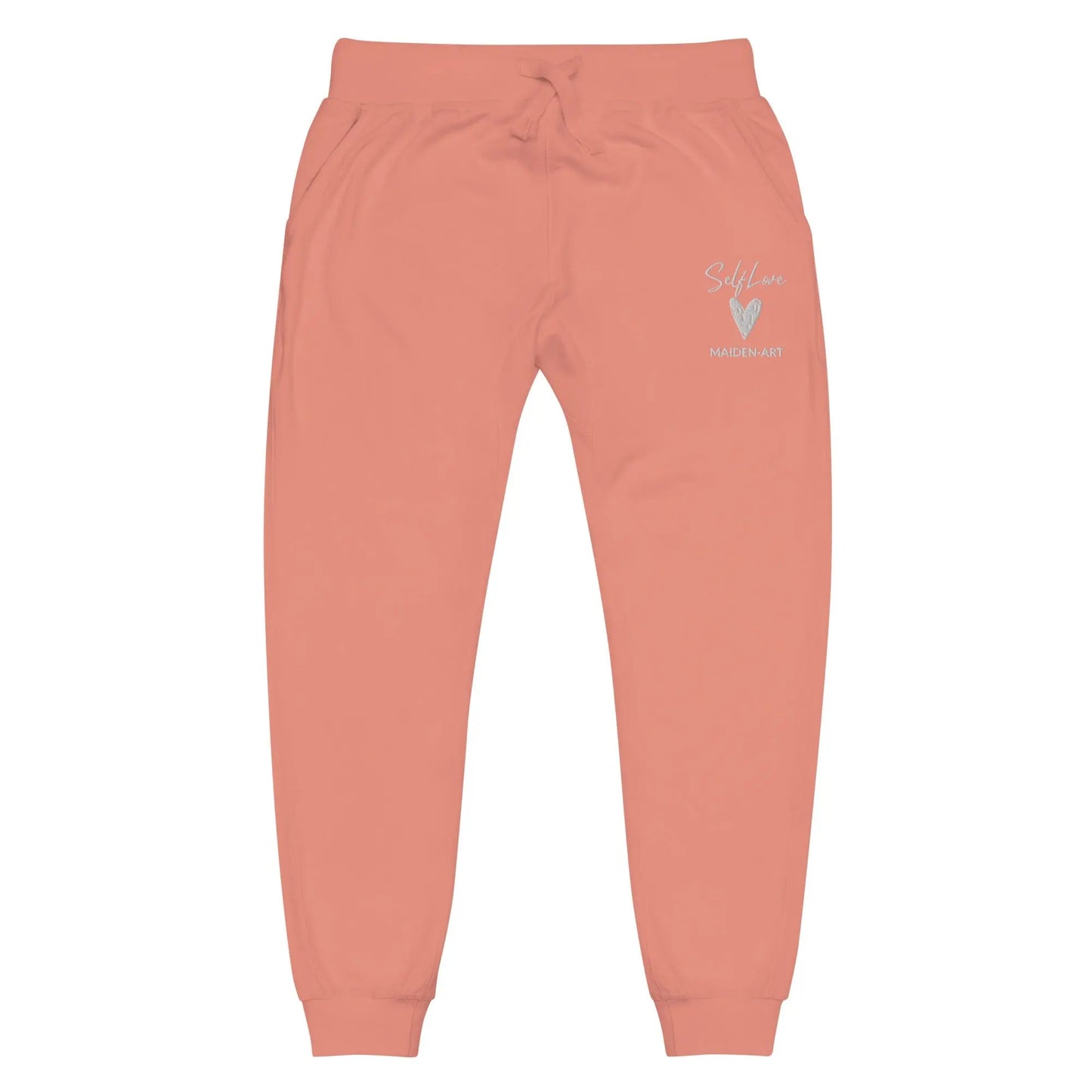 Self Love Unisex Fleece Sweatpants With Embroidery Fashion Sweatpants