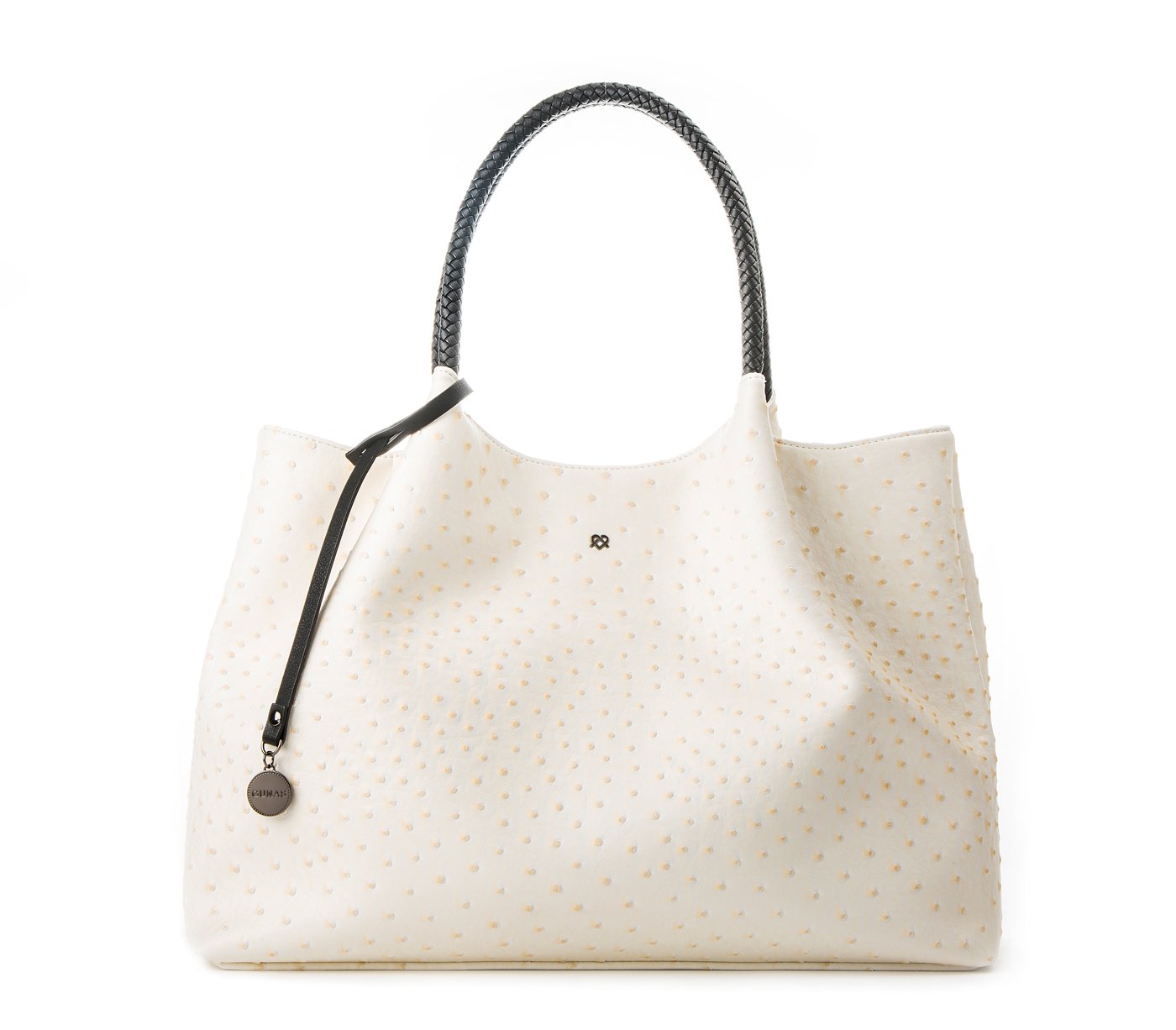 NAOMI - White Vegan Leather Tote Bag  | Ethically-Made