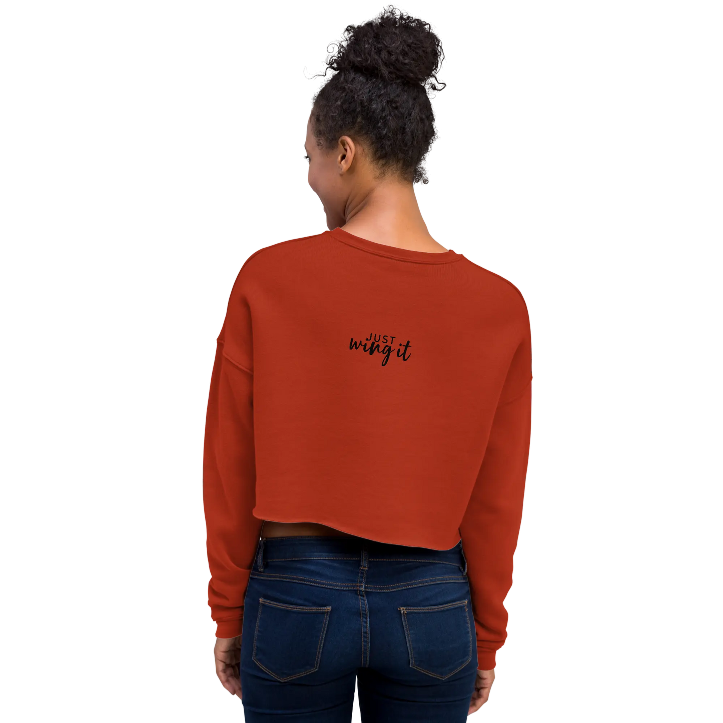 Live Bold Crop Sweatshirt