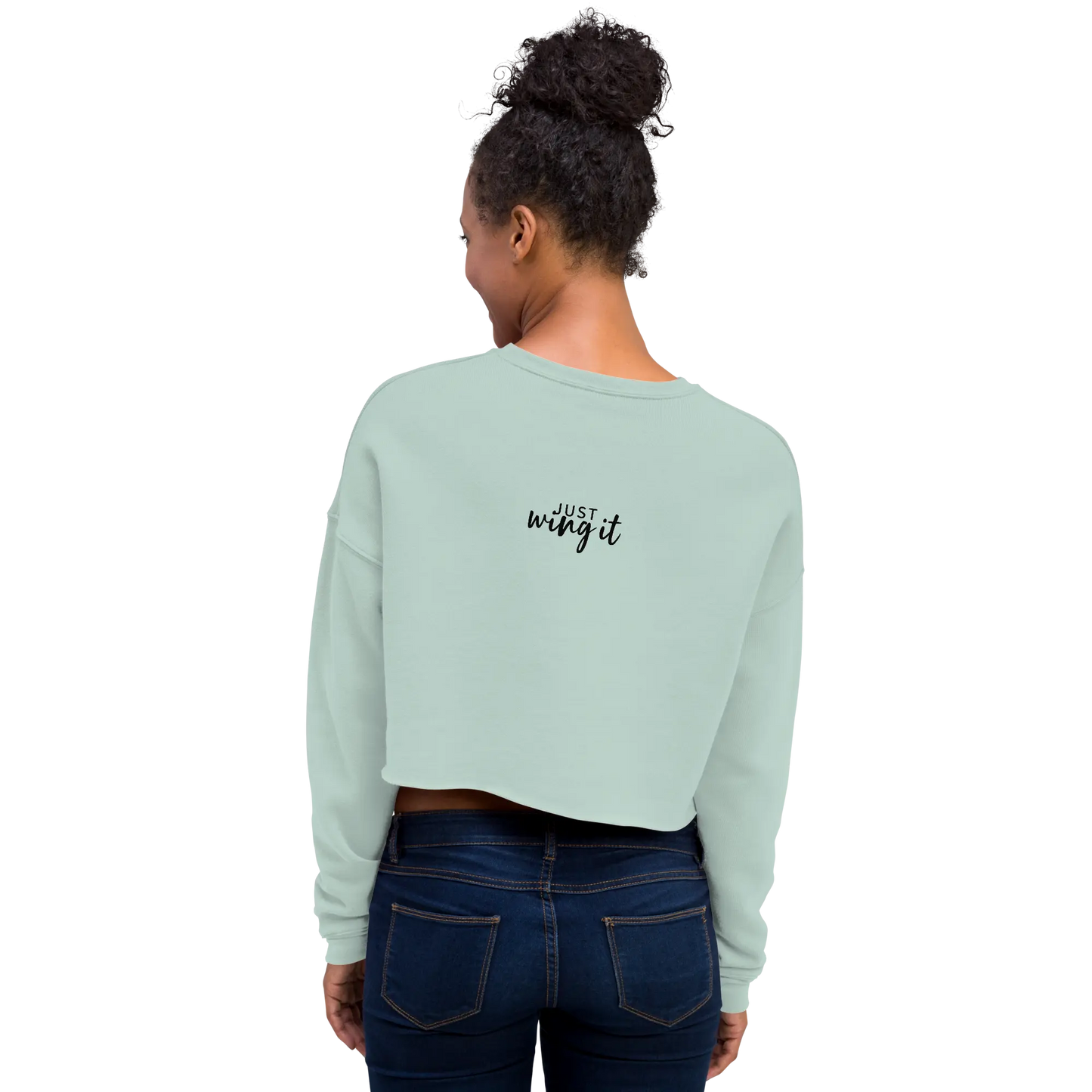 Live Bold Crop Sweatshirt