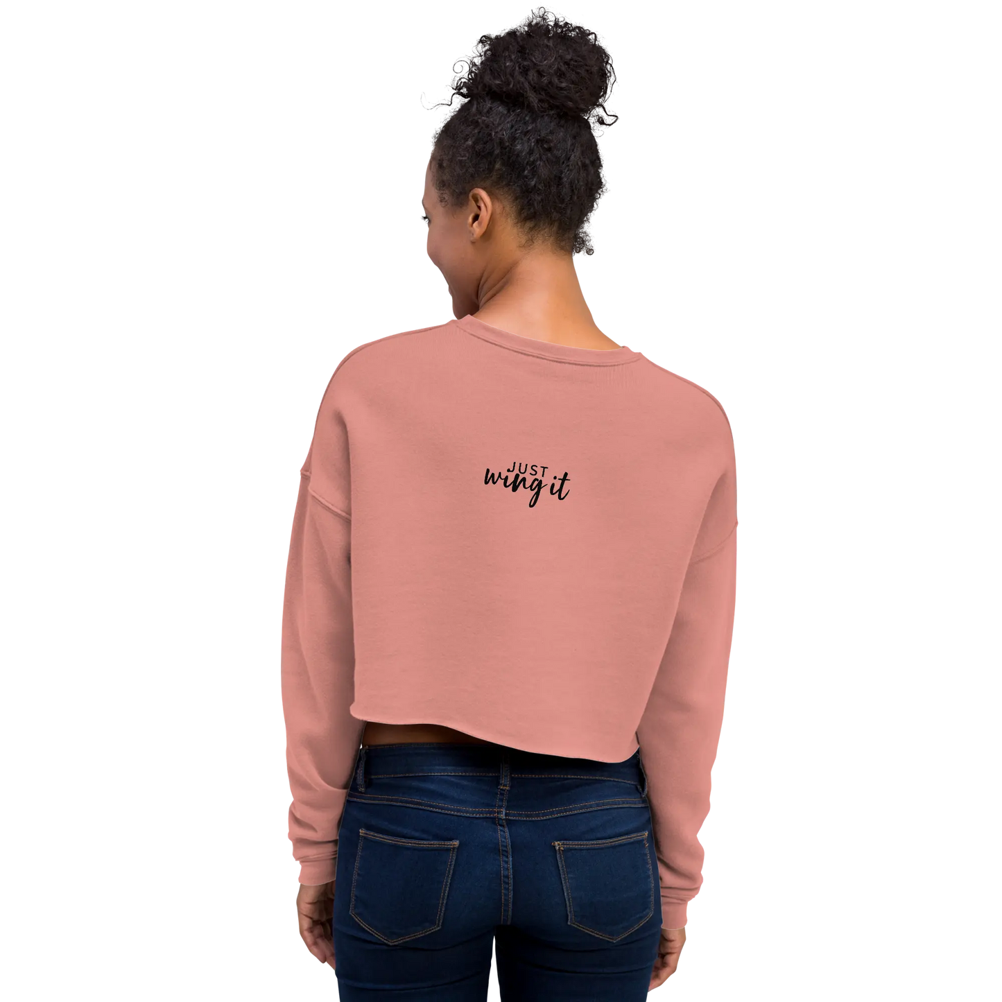 Live Bold Crop Sweatshirt